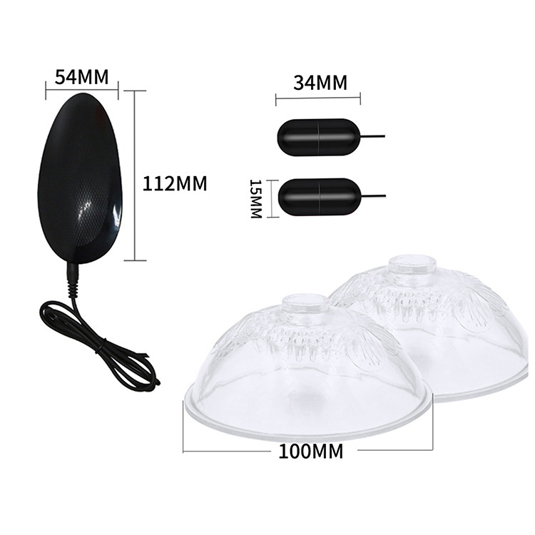 Battery-Operated Breast and Chest Vibration Massager