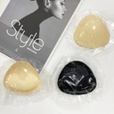 Double-sided adhesive seamless breast pads for women, soft and invisible for a natural and comfortable fit