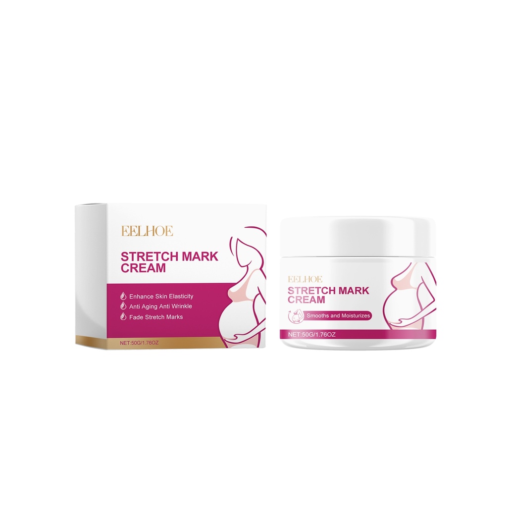 Pregnancy massage cream that helps moisturize the skin and reduce the appearance of stretch marks during pregnancy