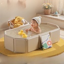 Foldable Baby Bathtub for Children and Newborns – Suitable for Sitting and Lying