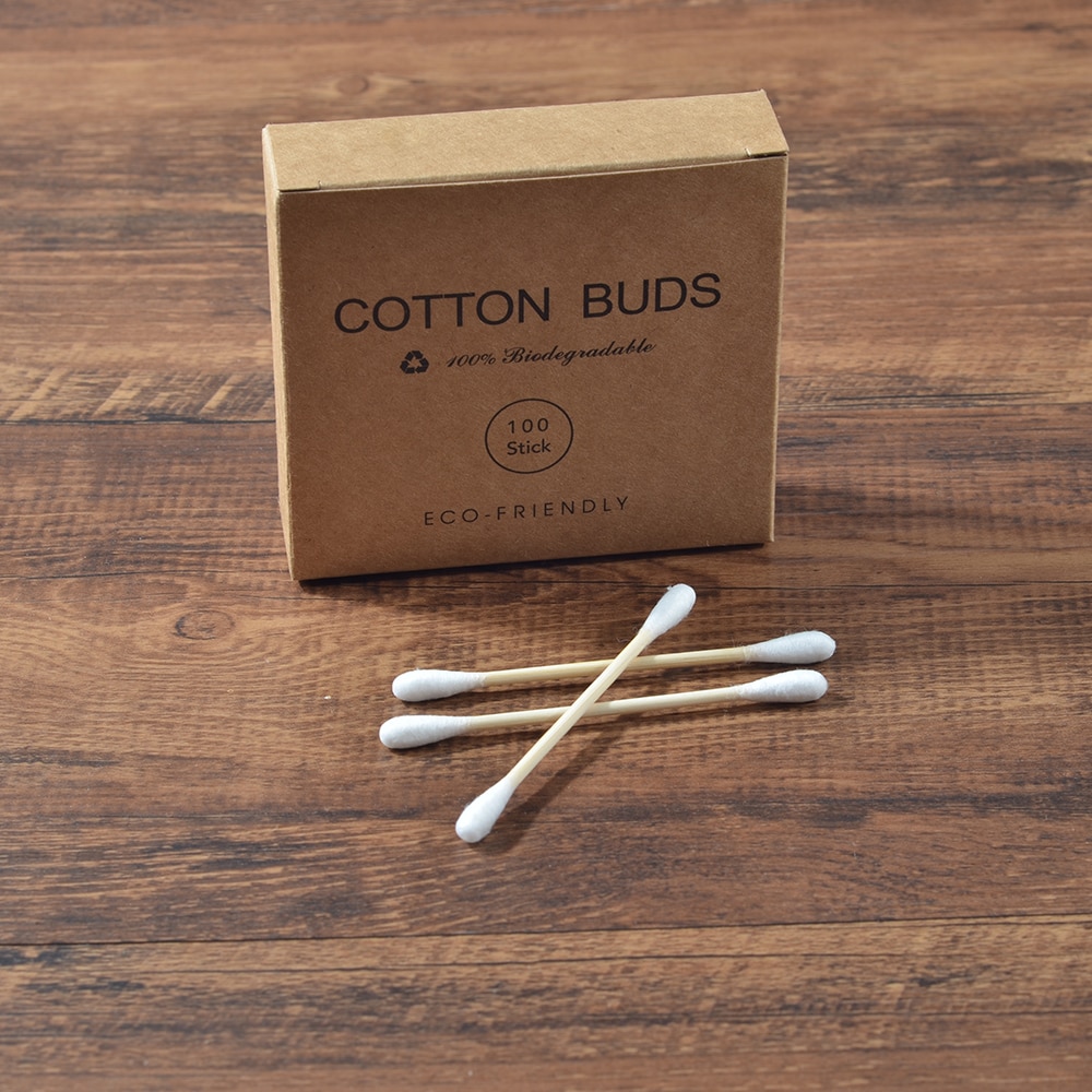 Box of 100 Cotton Swabs