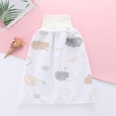 2-in-1 Double-Layer Soft Washable Baby Diaper Skirt