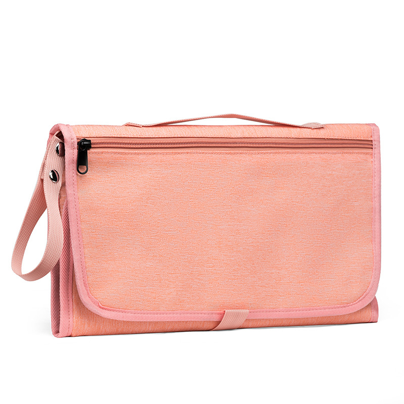 فرشة تغيير حفاض محمولة مزودة بحقيبة للأم