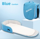 Foldable portable baby crib with mosquito net