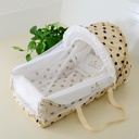 Portable Baby Crib with Built-in Cradle