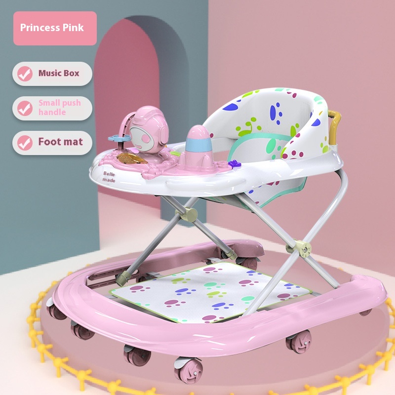 Multifunctional baby walker – anti-flip and anti-O-leg design
