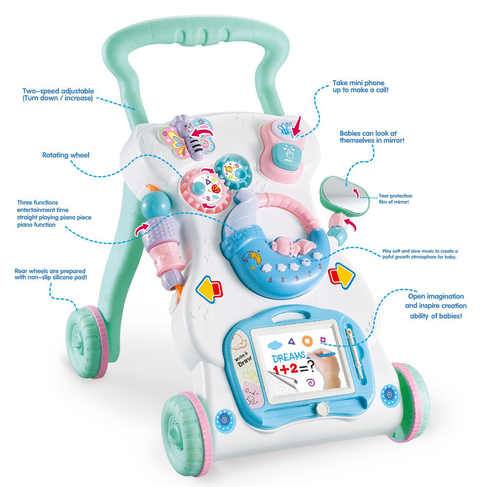 Multifunctional Baby Walker and Stroller Toy