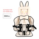 Portable cartoon child safety seat
