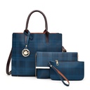 Large-Capacity Three-Piece Solid Color Mother Bag