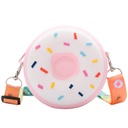 Cute Donut Silicone Crossbody Bag for Kids