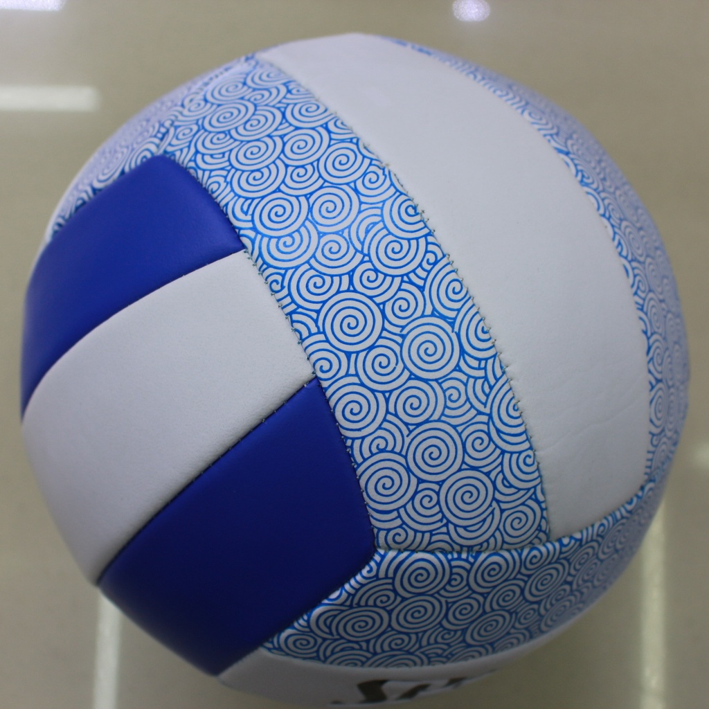 Genuine No. 5 Soft High-Foam Volleyball – Blue & White
