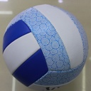 Genuine No. 5 Soft High-Foam Volleyball – Blue & White