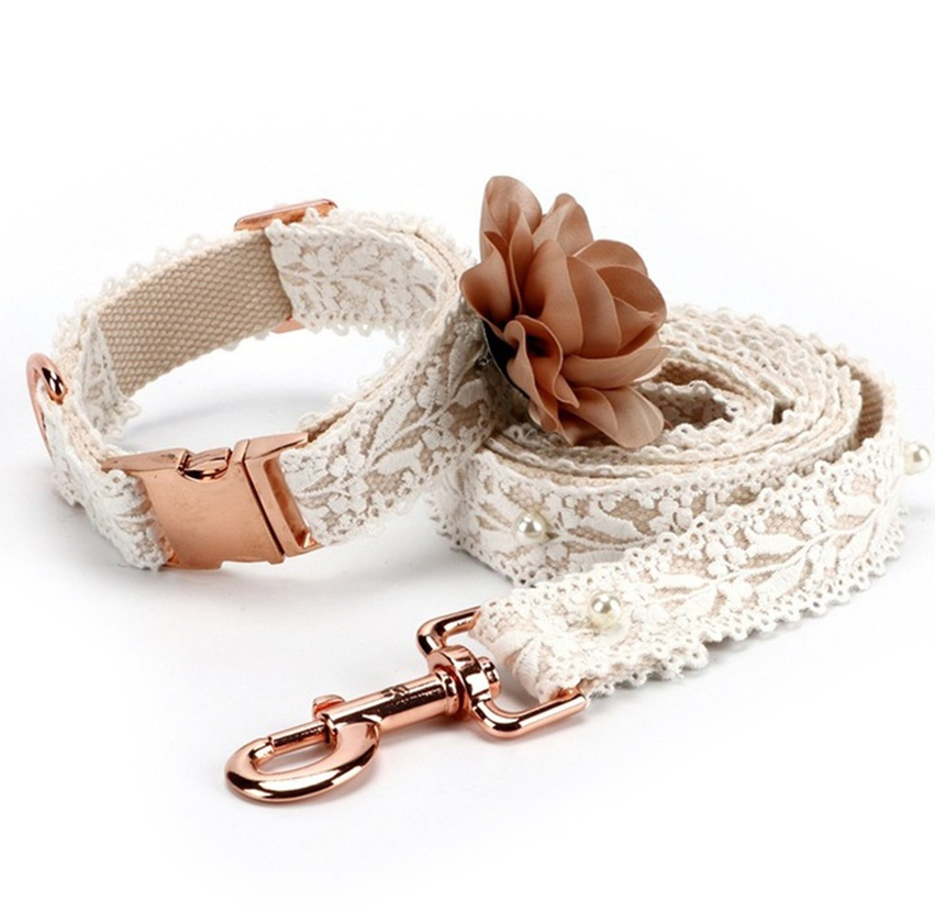 Original Lace Floral Harness for Cats and Dogs