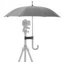 Compatible with Apple devices — tripod umbrella clip and camera umbrella holder