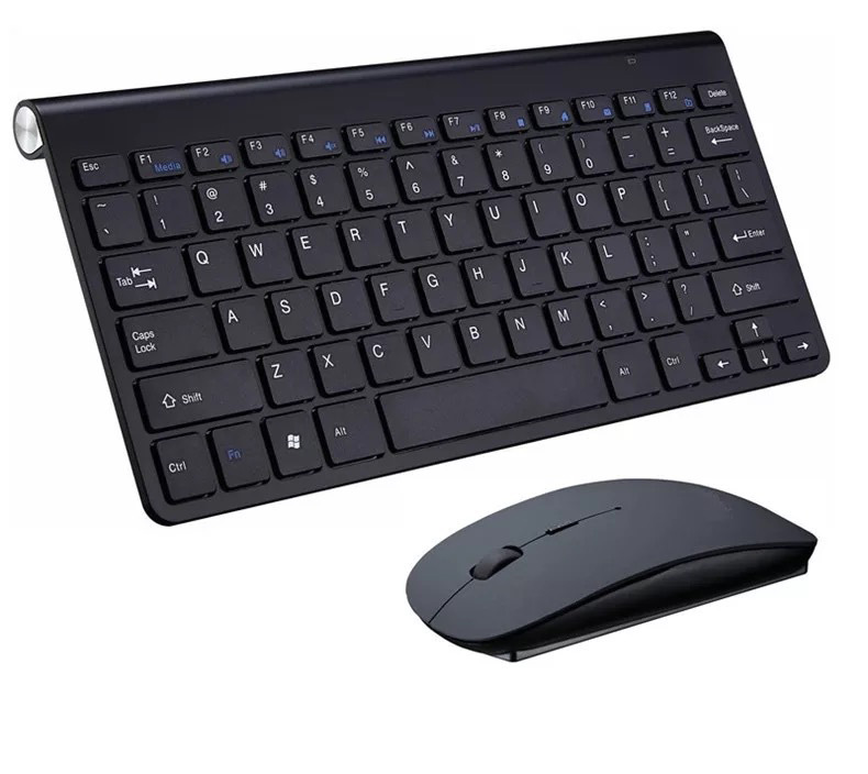 Portable 2.4G wireless keyboard and mouse set