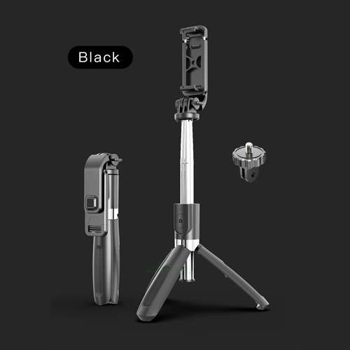 Wireless Bluetooth Selfie Stick with Detachable Remote