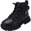 Girls’ High-Leg Martin Boots with a Simple, Modern Design