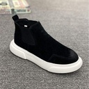 Men’s casual high-top slip-on shoes
