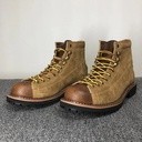 Trendy men’s casual shoes with a round toe, made of genuine leather