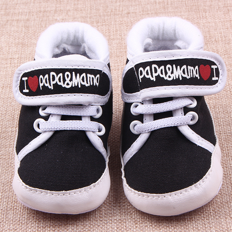High-Top Soft-Soled Baby Shoes