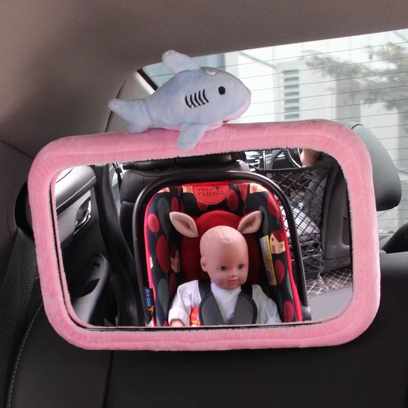 Car Mounted Child Safety Seat Basket Baby Reflector