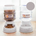 Dual-Purpose Cat Feeder for Food and Water