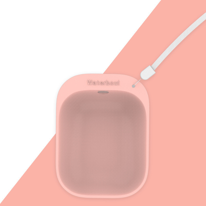 Portable Candy-Colored Pet Drinking Bowl