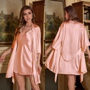 Women’s ice silk two-piece pajamas