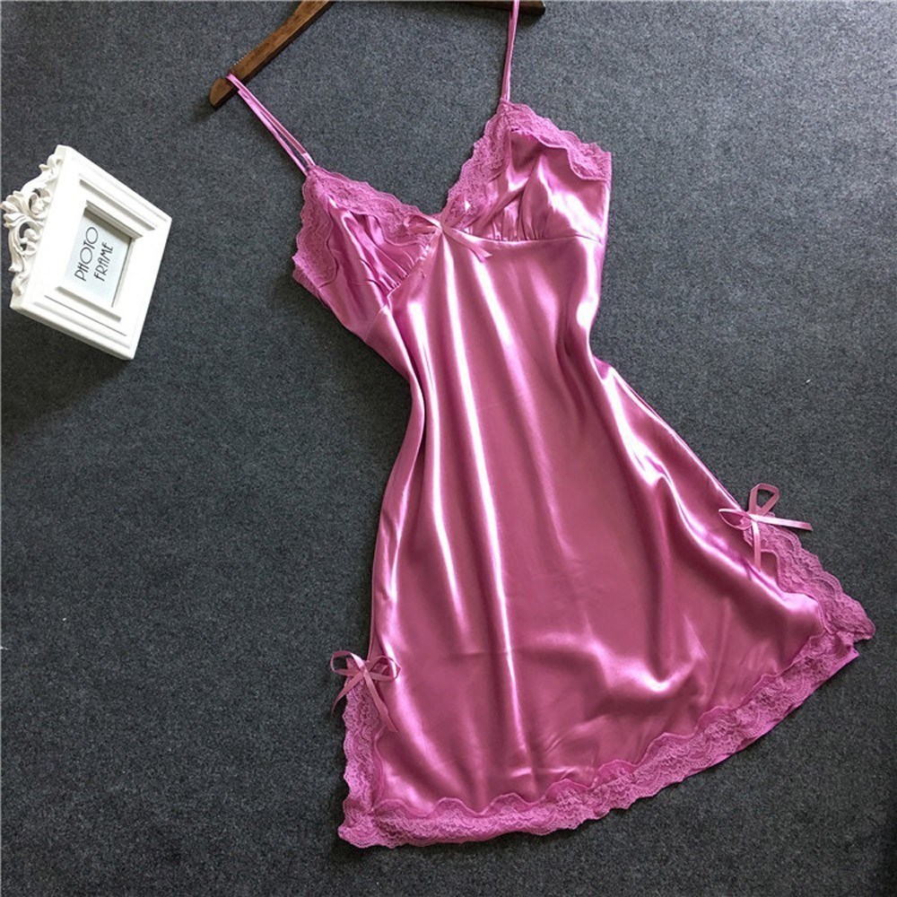 Women’s silk lingerie nightdress
