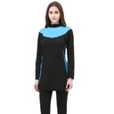 مايوه نسائي محتشم قطعتين مزوّد بغطاء رأس وواقي شمس