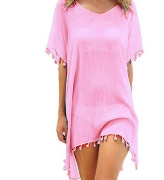 Lightweight Chiffon Beach Cover-Up Tunic