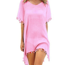 Lightweight Chiffon Beach Cover-Up Tunic