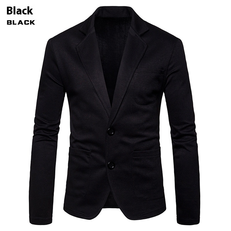 Men’s jacket with a lapel collar and two buttons