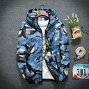 Casual Camouflage Hooded Jacket
