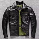 Soft Genuine Cowhide Leather Jacket