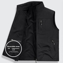 سترة بدون أكمام  كاجوال بياقة واقفة