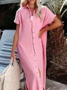 Women's Solid Color Casual Versatile Dress