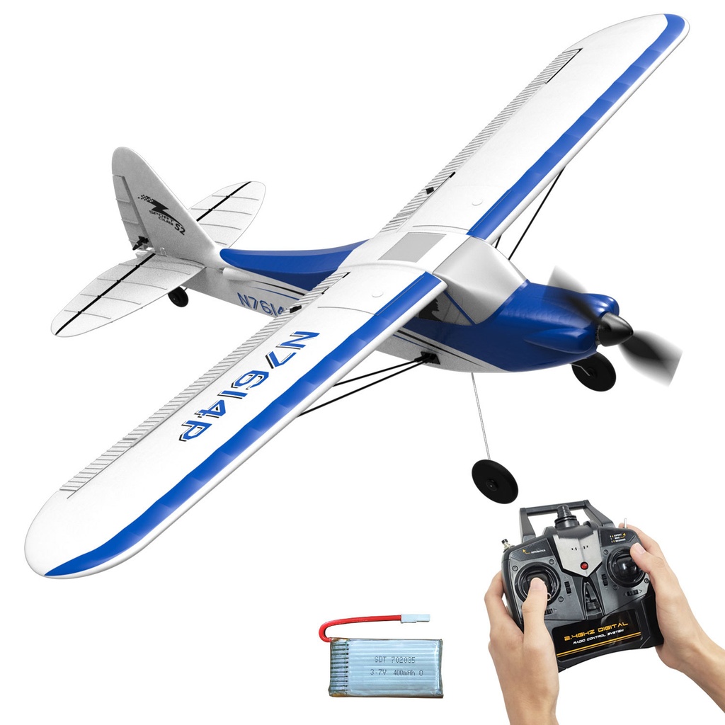 Four-channel Remote Control Fixed Wing Bubble Plane Toy