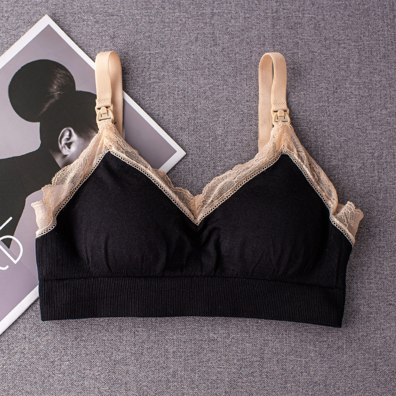 Lace Edge Maternity Breastfeeding Underwear Without Steel Ring