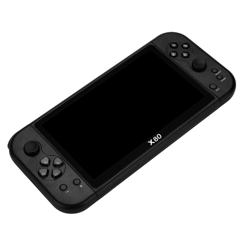 جهاز ألعاب X80PRO بشاشة كبيرة 7 إنش يناسب الكبار والأطفال
