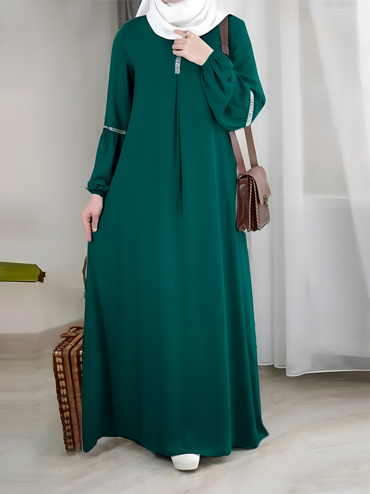 Fashion Long Sleeve Abba Casual Sequin Sundress Clothing