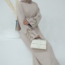 Dubai Middle East Turkey Dubai Flower Embroidery Series Elegant Dress