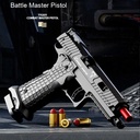 Tactical Master Pull Bolt Continuous Hair Throwing Shell Pistol Toy Gun Mechanical