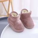 Snow Boots Fleece Lined Padded Warm Keeping Soft Bottom Baby