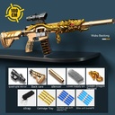 Manual Shell Throwing Soft Bullet Gun Five-claw Golden Dragon Magazine Feeding Toy