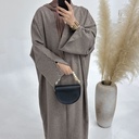 عباءة كاجوال أنيقة بحجم كبير بتصميم شرق أوسطي