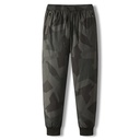 90 Men's Winter New Elastic Waist Down Wadded Trousers