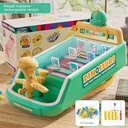Children Dinosaur Pinball Machine Electric Shooting Desktop Game Console Toy