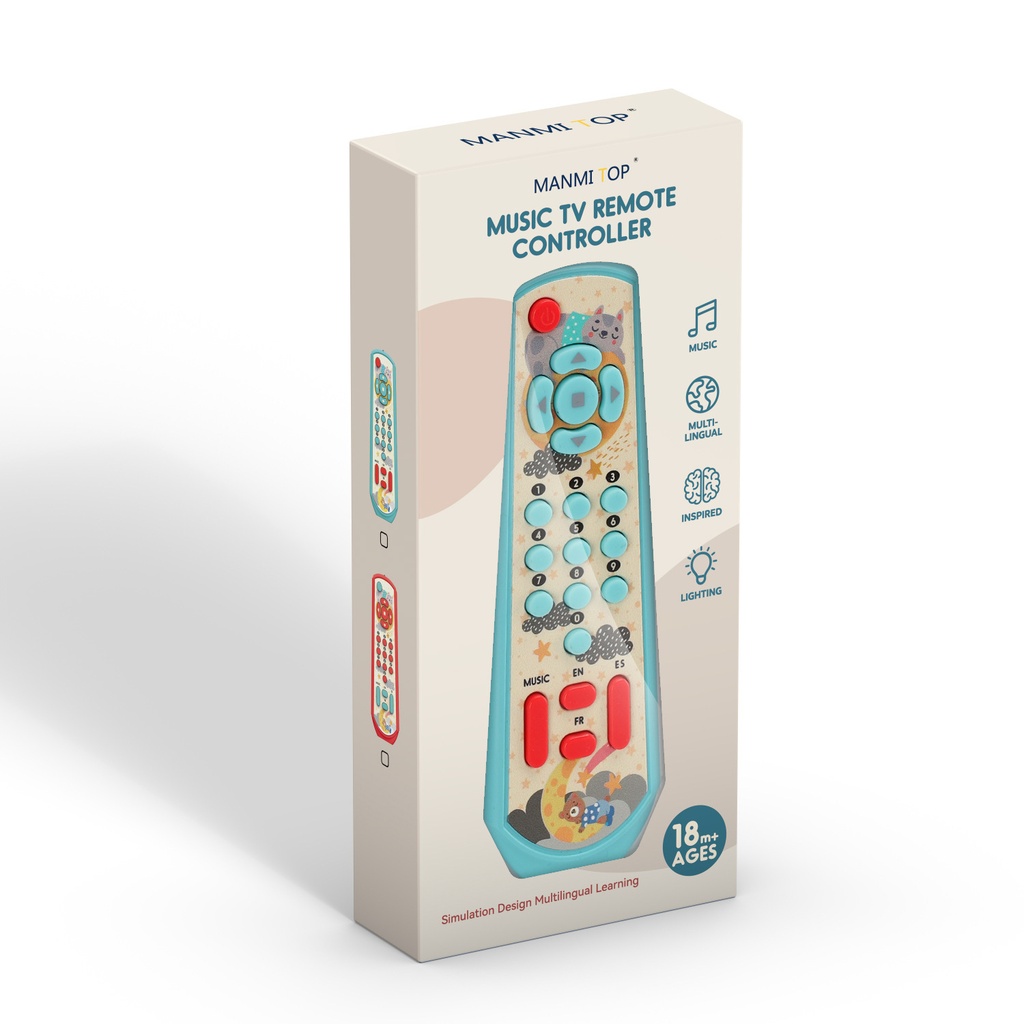 Simulation TV Remote Control Early Learning Machine Educational Toys