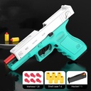 Alloy Mechanical Throwing Shell Lattice Soft Bullet Gun Automatic Continuous Hair